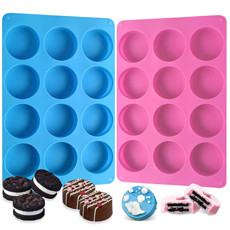 Soap Making Name - Ronde siliconen mallen met 12 holtes,