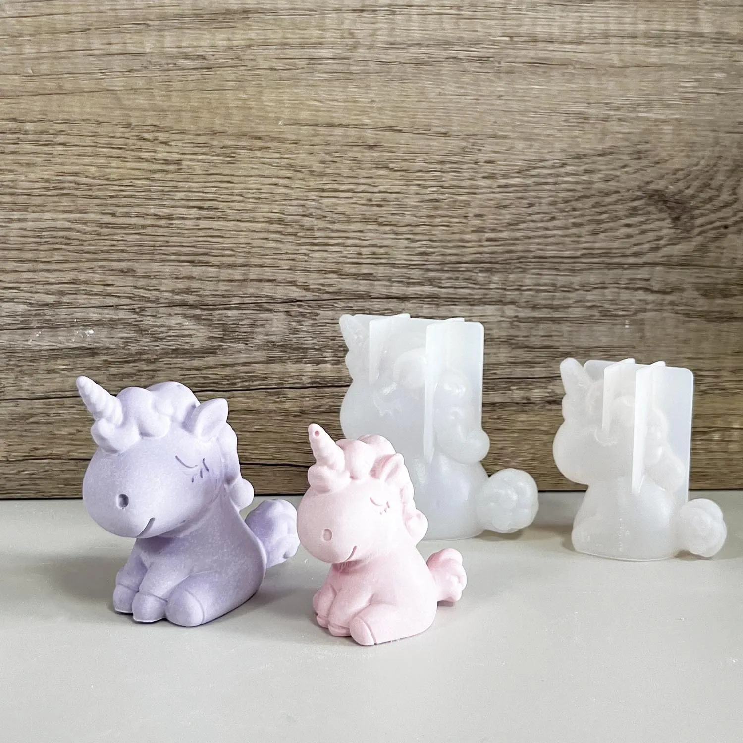 Soap Making Name - 3D Geometrische Siliconen Eenhoorn Kat Herten