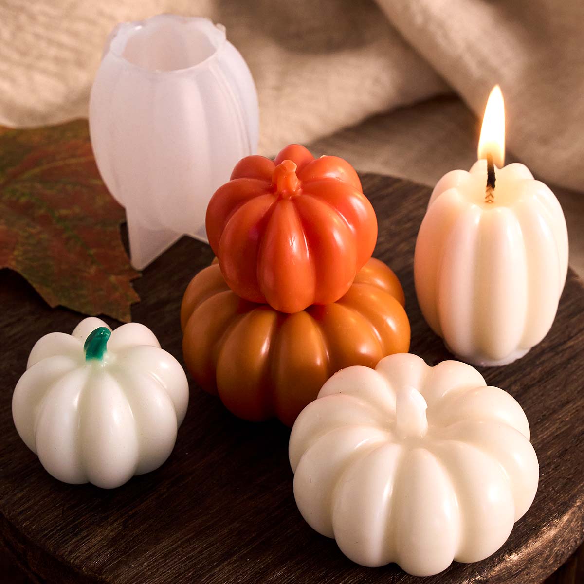 Soap Making Home - Halloween Pompoen Siliconen Mal Voor Geurkaars