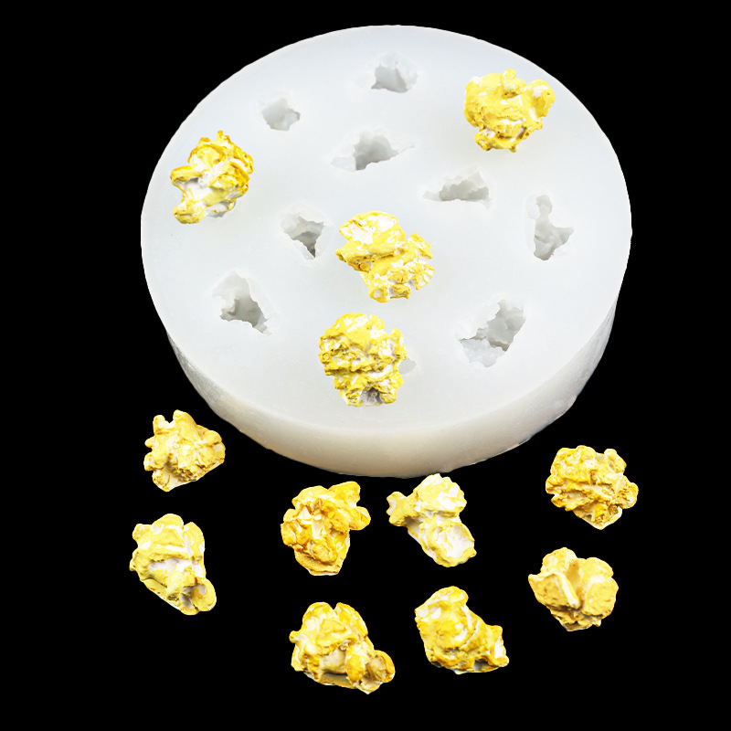 Soap Making Business - 12-gaats Popcorn Siliconen Mallen Fondant Snoep
