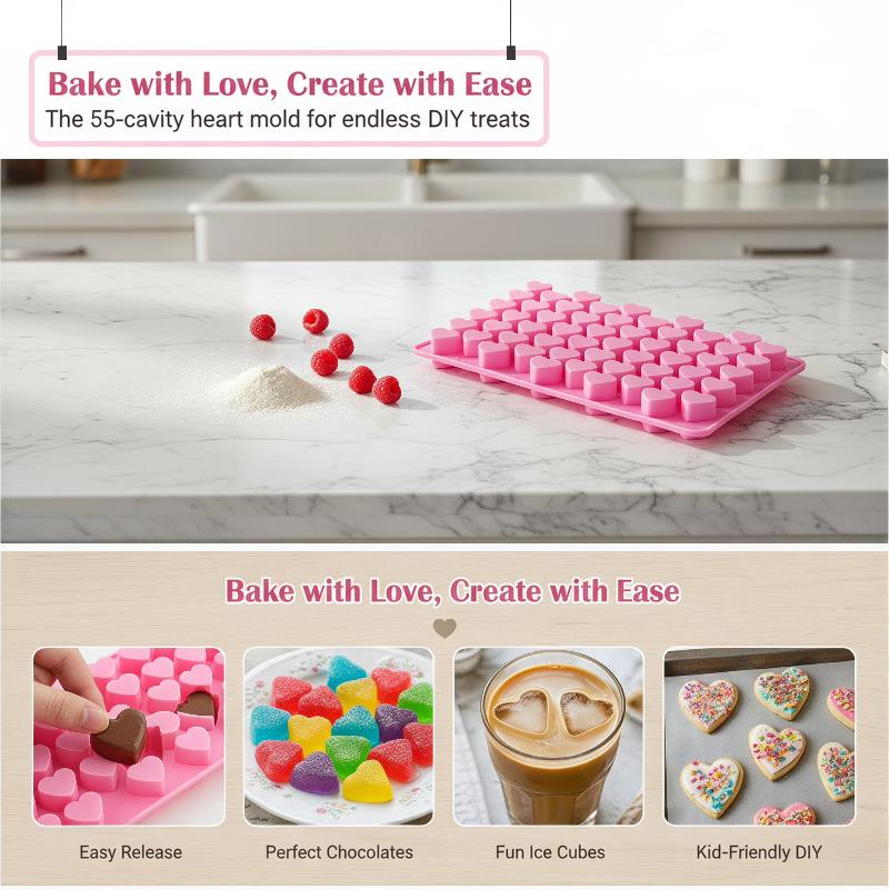 55 Vormen Hartvormige Silicone - Soap Making Name recensie en prijs