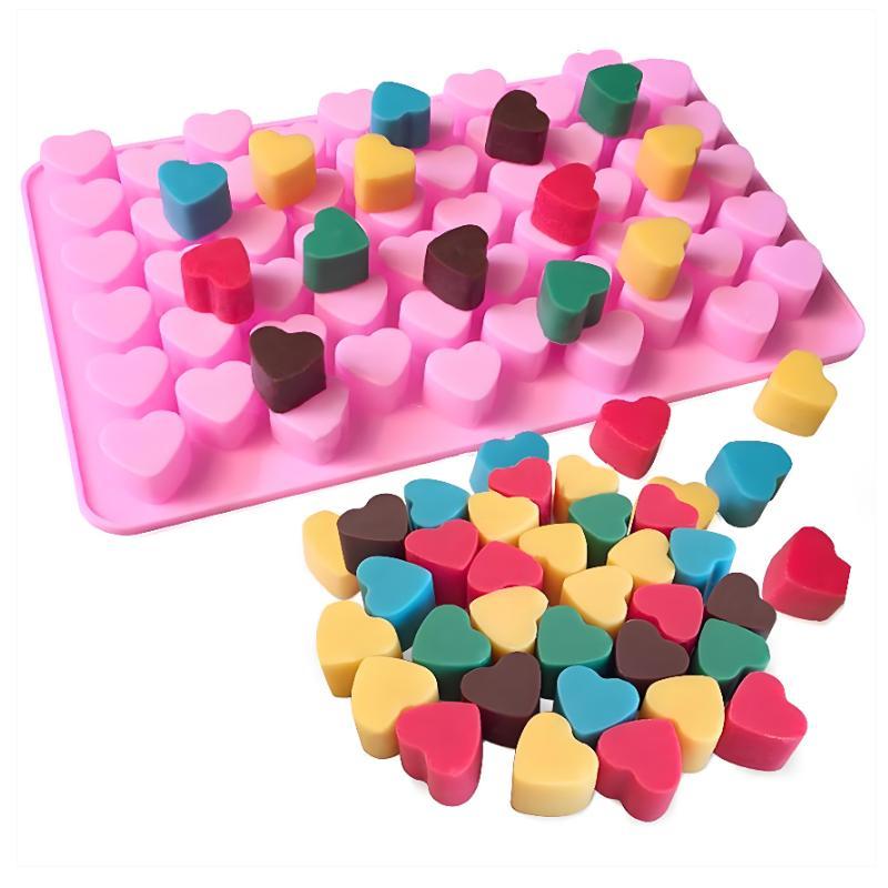 55 Vormen Hartvormige Silicone - Soap Making Name recensie en prijs