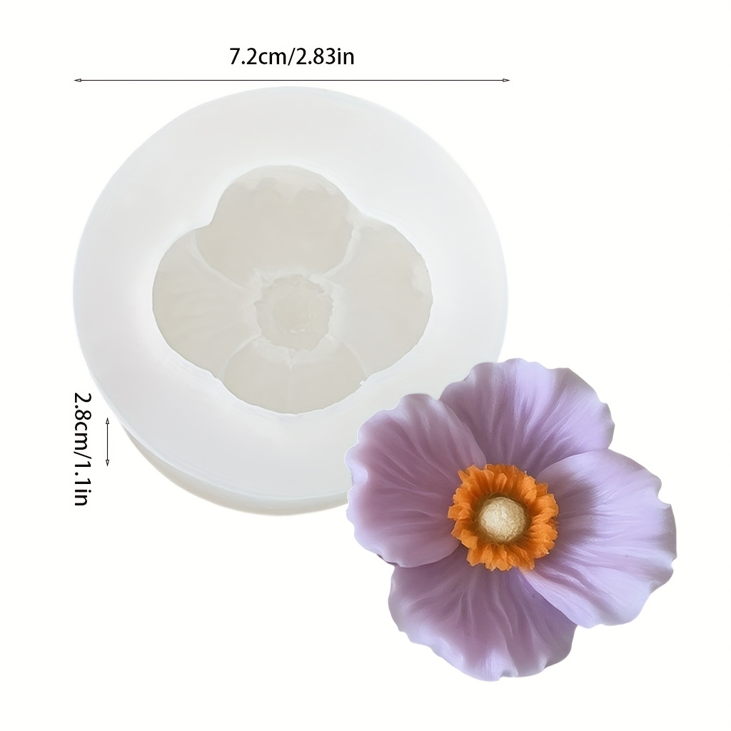 Bloemvormige siliconen kaarsvo - Soap Making Home recensie en prijs