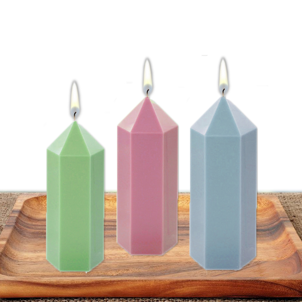 3d Zeshoekige Kolom Kaarsen Ma - Soap Making Lab recensie en prijs