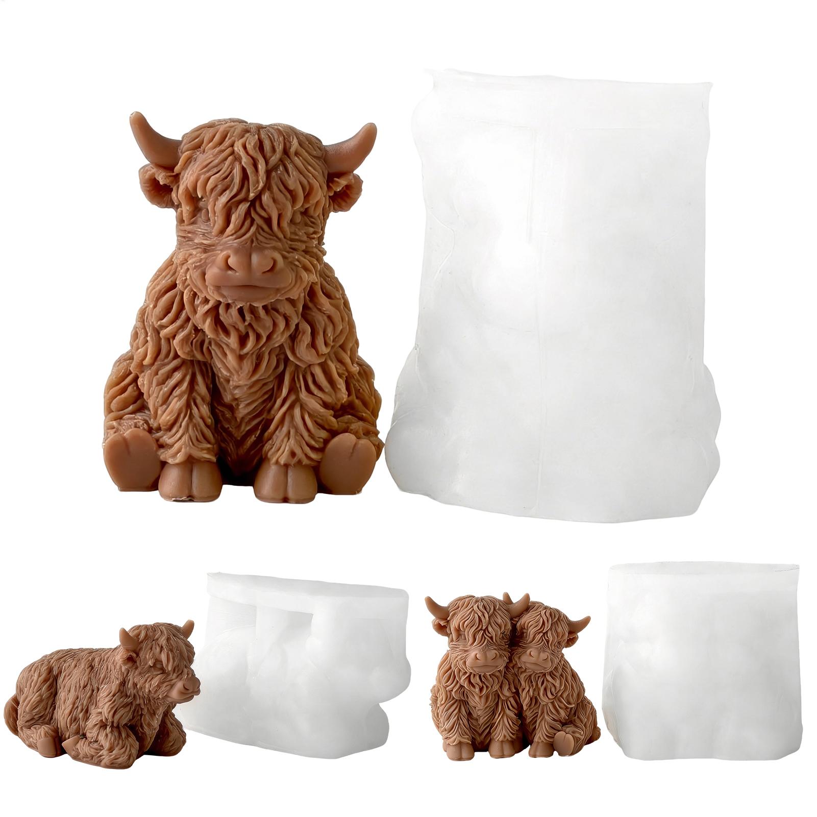Highland Cow siliconen mal her - Soap Making Business recensie en prijs