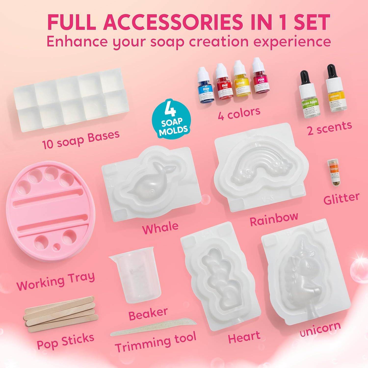 JOYFY Eenhoorn Zeep Maken Kit  - Soap Making Lab recensie en prijs