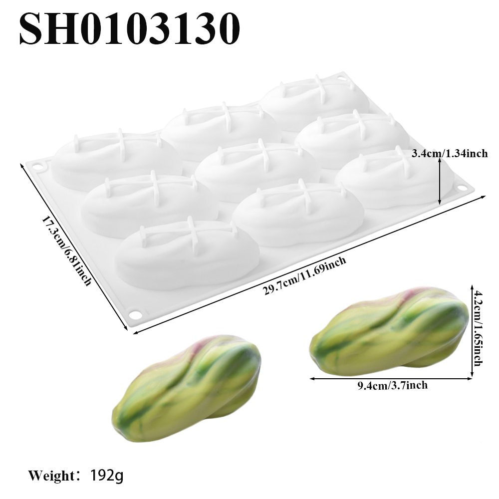 Pistachevormen 1 of 4 of 9-del - Soap Making Name recensie en prijs