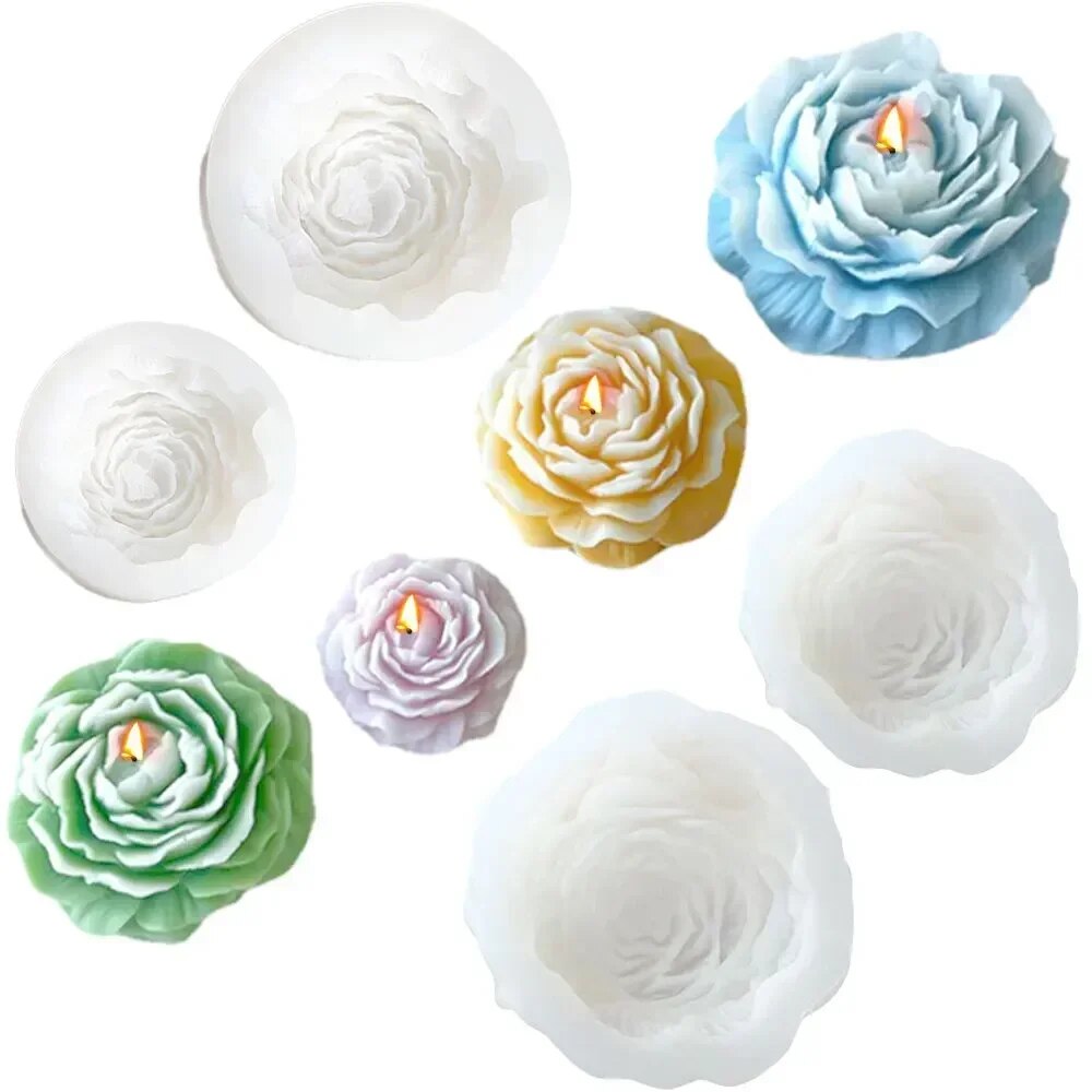 3D Pioen Kaars Siliconen Mal D - Soap Making Business recensie en prijs