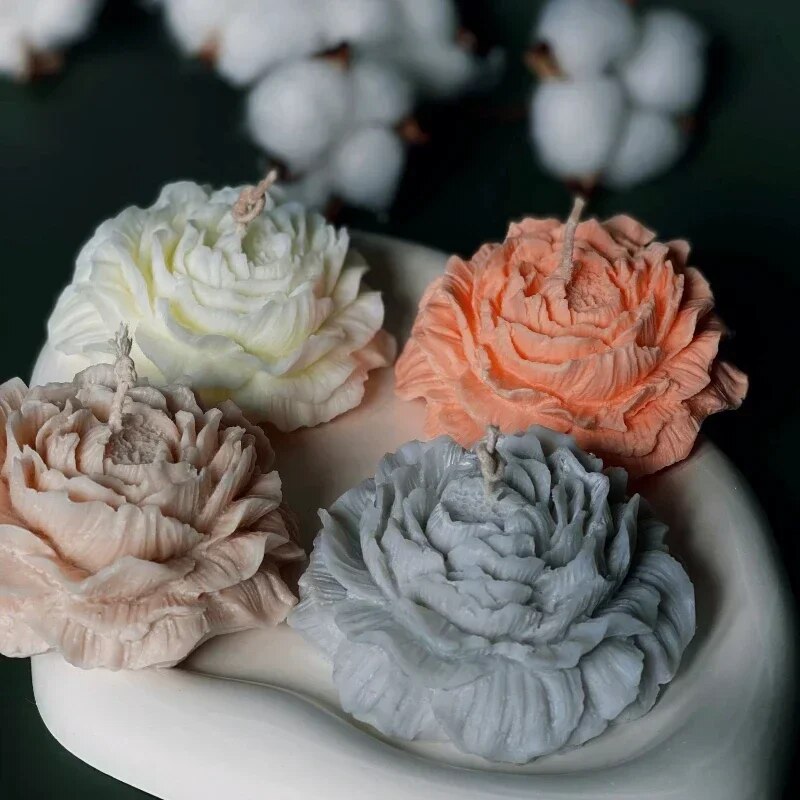 3D Pioen Kaars Siliconen Mal D - Soap Making Business recensie en prijs
